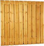 Intergard Schutting tuinscherm 19 planks 180x180cm Groen Geimpregneerd