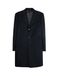 GOBI Cashmere Manteau en cachemire pour homme à revers crantés noir