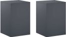 vidaXL Pieds de plantes 2 pièces anthracite 40 x 40 x 60 cm