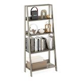 Furinno 5-Tier Ladder Boekenkast Display Plank, Frans Eiken