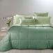 Caleffi - Dekbed tweekleurig 100% katoen eenkleurig jade