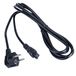 Akyga AK-NB-10A cordon d'alimentation Noir 3 m CEE7/7 C5 fiche