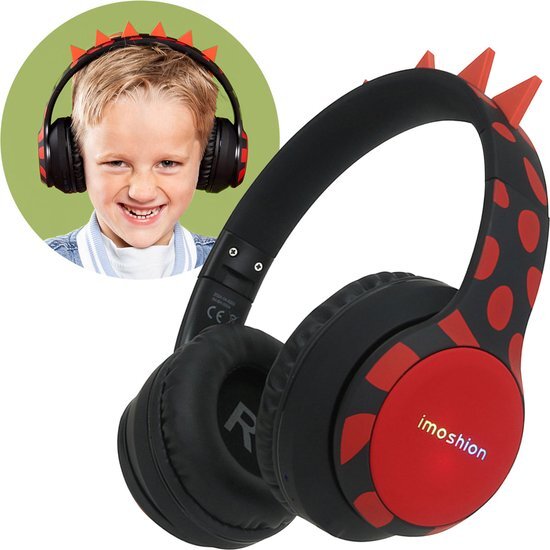 iMoshion Kinderkoptelefoon met Dino-spikes