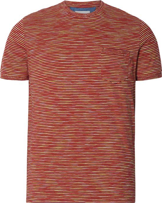 Babista heren T-shirt - 52/54 - donkerrood - Plus Size