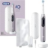 Oral-B iO Serie 9 elektrische tandenborstel, speciale editie, maakt verbinding met de Oral-B mobiele app, met magnetische technologie iO, reisetui met oplaadfunctie, make-uptas, kwarts roze