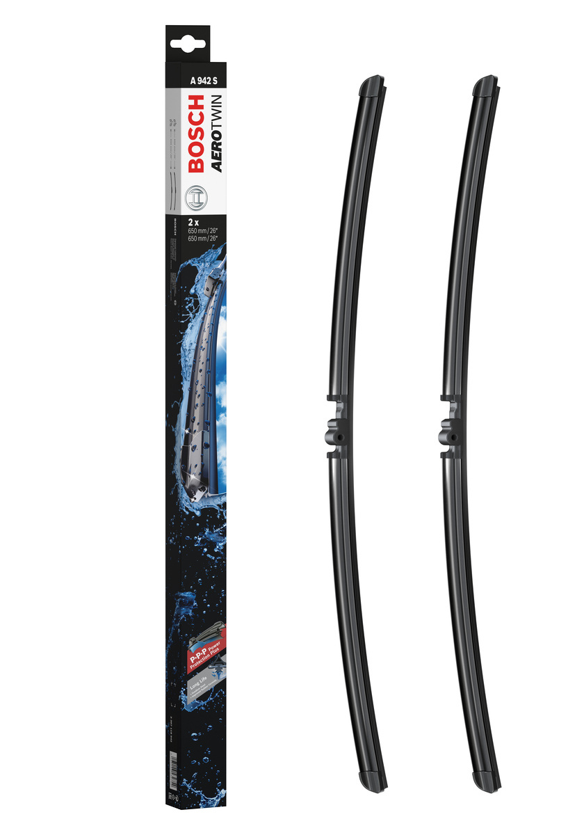 Bosch ruitenwissers Aerotwin A942S - Lengte: 650/650 mm - set wisserbladen voor