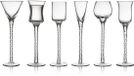 Lyngby Glas Rom likeurglazen - 5 cl - set van 6 - borrelglazen voor schnaps en likeur, shotglazen, vaatwasserbestendig