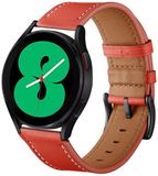 By Qubix Qubix - Lederen Smartwatch Bandje voor Garmin Venu 4 (45mm) - Rood