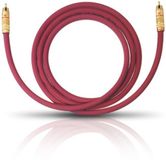 Oehlbach NF 214 câble subwoofer - 8 mètres - Bordeaux Rouge
