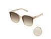 Beneunder FD421 Lunettes de Soleil Pliantes surdimensionnées Rose Nude Beige