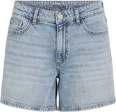 Vila Broek Vijaf Rw Denim Shorts-noos 14111887 Light Blue Denim Dames Maat - W44
