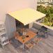 Maison Exclusive - Store électrique, 4,5 x 3,5 mètre, rayé jaune et blanc