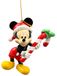 Kurt S. Adler Disney Mickey Mouse Canne en sucre Boule de Noël 9cm Plastique Multi 1 pièce