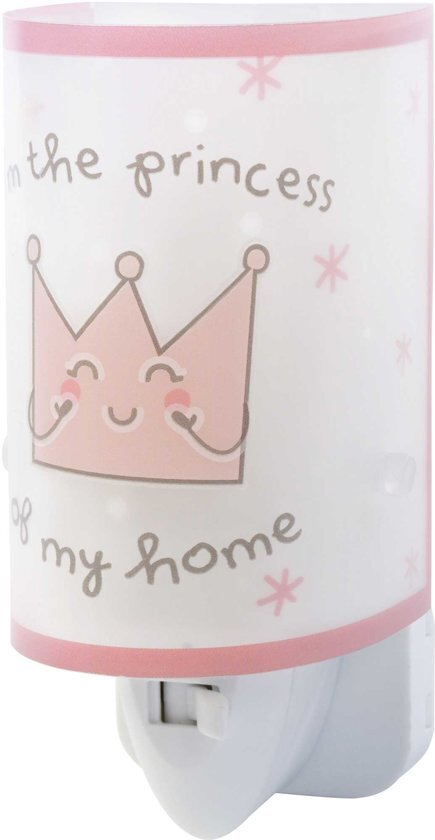 Dalber Nachtlamp Princess Glow In The Dark 13 Cm Roze