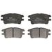 Delphi LP1784 plaquettes de frein | Compatible avec : TOYOTA PREVIA II