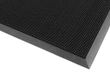 Notrax 345 rubberen borstel styreen-butadieen rubber entreemat, voor bouw verkeersgebied en gemeentelijke gebouwen, 71 cm breedte x 116,8 cm lengte x 5/8 inch dikte, zwart