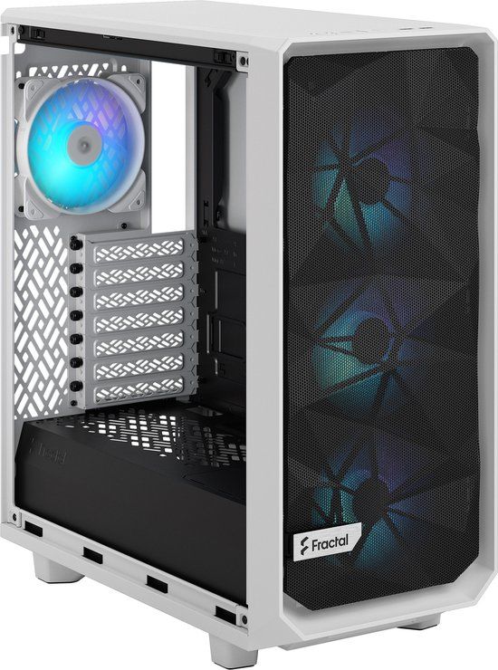 Fractal Design Meshify 2 Compact RGB - Wit - ATX - Semi-tower