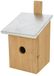Kerbl Pet Huisdierhok met metalen dak, voor tuinvogels zoals huismussen, grafmussen, veldmussen, boomklevers, grote