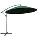 Maison Exclusive - Parasol de jardin, vert, avec mât en aluminium, diamètre 3 m