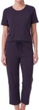 Ammann Dames pyjama Mix & Match night sky korte mouw Effen 50% Katoen, 50% Modal Vrouwen 4XL