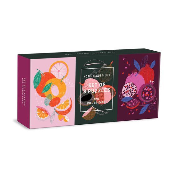 Galison Hope Beauty Life Puzzle Set