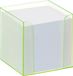folia memokubus 'Luxbox' met oplichtende randen, groen, met inhoud