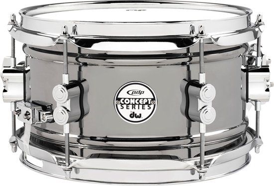PDP Black Nickel Steel Snare 10"x6"