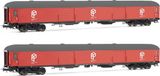 Electrotren Paquexpres 2-p Luggage Van Dd-8100 Red V (12/20)