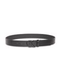 Calvin Klein Heren Riem Leer Zwart