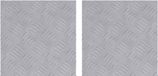 vidaXL - Trapmatten - 2 stuks - 30 x 30 cm - Zilver - Aluminium - Vierkant