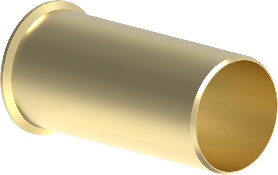 KIRCHHOFF MS steunmof, blanco, knelfitting voor 15 mm koperen buis (4x)