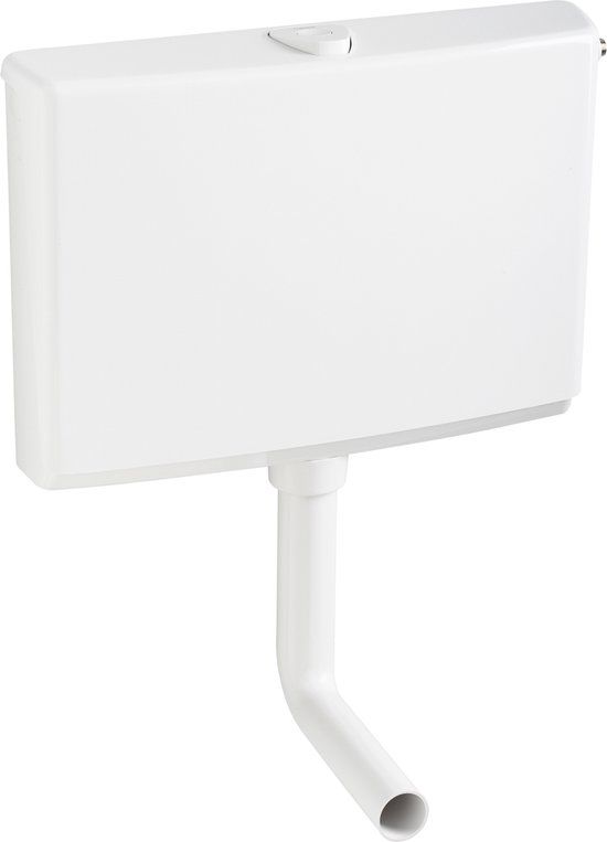 Wisa 500 Laaghangend Reservoir - Single Flush - 6/9 Liter - Instelbaar - Wit