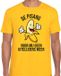 Bellatio Decorations Vrijgezellenfeest T-shirt voor heren - ik ben de Pisang - geel - bruiloft / trouwen L