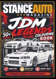JDM Legends Colouring Book: 50+ Pages of Iconic Japanese Sports Cars and Modified Street Racing Culture for Adults and Teens