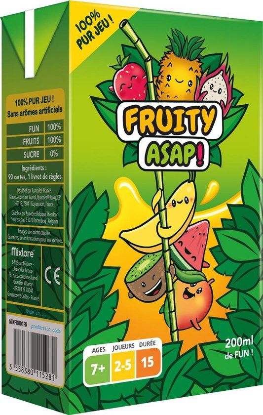 Asmodee Fruity Asap, Kaartspel, Matchen, 7 jaar, 15 min, Familiespel