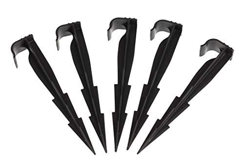 Gardenix AquaPeg tuinslanganker grondspike - 100 stuks - montageanker voor druppelslang, parelslang, plugvork