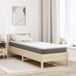 Matelas en mousse à mémoire de forme 80x200 cm Blanc