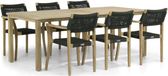 Lifestyle Garden Furniture Dallas/Weston 210 cm dining tuinset 7-delig