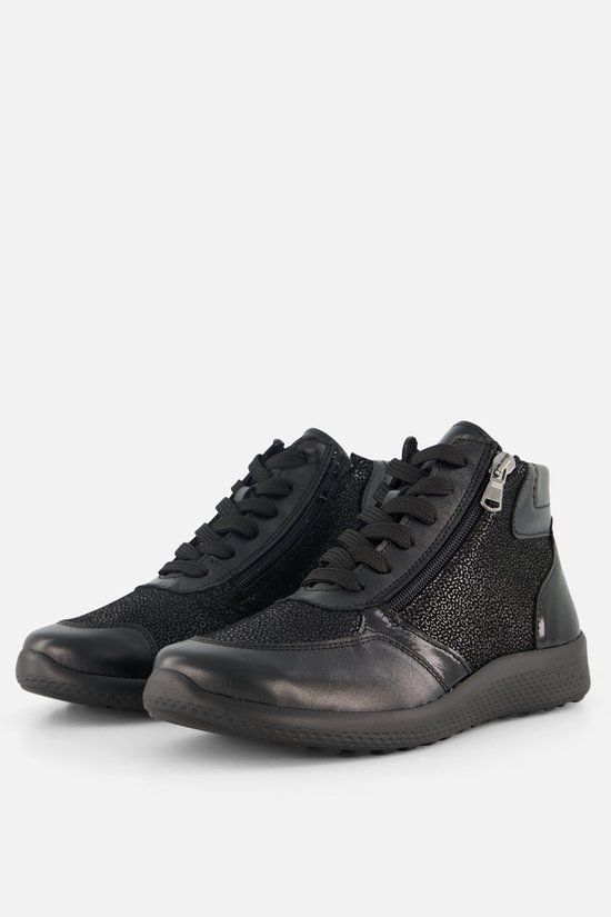 Feyn Kira 24 Veterboots Zwart Leer K-Leest - Maat 36