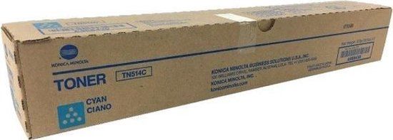 Konica Minolta TN-514C Toner Cartridge - Cyan - Compatible with Bizhub C458/C558/C658