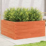 Maison Exclusive - Bac de jardin, brun foncé, 100x100x46 cm, pin massif
