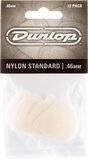 Dunlop Nylon Standard .46mm 12-pack plectrumset - White