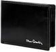 Pierre Cardin YS604 8825 Portefeuille en cuir pour homme Noir Protection RFID