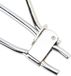 OEM Young Connections Staaloprol voor flexibele slangen - 12 mm opening - afgeronde rand - rode staaloprol voor koelvloeistof- of andere vloeistofleidingen