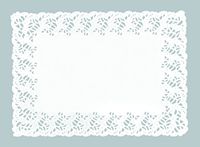 ibili Doilies Rechthoekig 30x39 cm 10 Stuks, papier, Wit