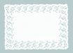 ibili Doilies Rechthoekig 30x39 cm 10 Stuks, papier, Wit