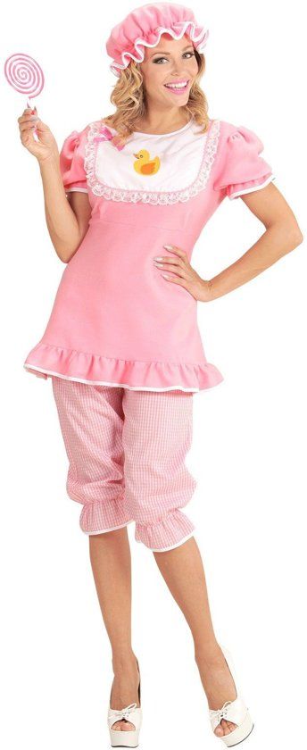 Widmann Grote Baby Kostuum Volwassen Baby Meisje Vrouw Small Carnaval kostuum Verkleedkleding