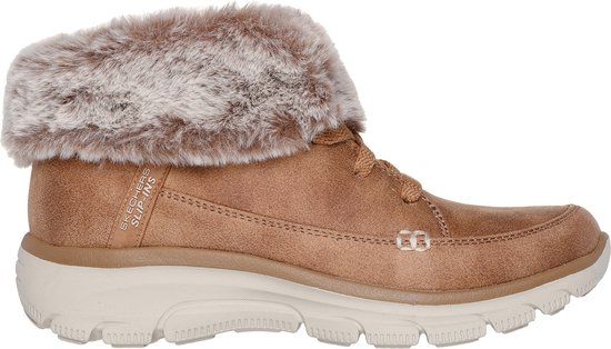 Skechers Easy Going - Chili Standards Dames Veterboots - Bruin - Maat 36