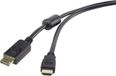 Renkforce RF-3301450 DisplayPort-kabel DisplayPort / HDMI Adapterkabel DisplayPort-stekker, HDMI-A-stekker 0.50 m Zwart