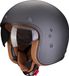 Scorpion Belfast Evo Carbon Solid Matt Black Jethelm Maat S